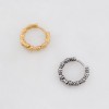 GOTHIC SNAKE SCALE DRAGON SKIN 316L SURGICAL STEEL EARRING - 01 (ONE) PIECE